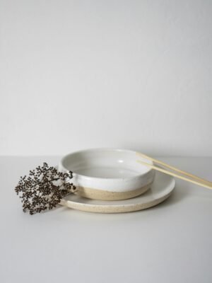 Rustic Metal Pot with Dried Eucalyptus Stems