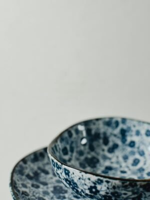 Blue Patterned Ceramic Bowl Set