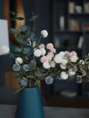 Close-Up Yellow and White Floral Pitcher Arrangement